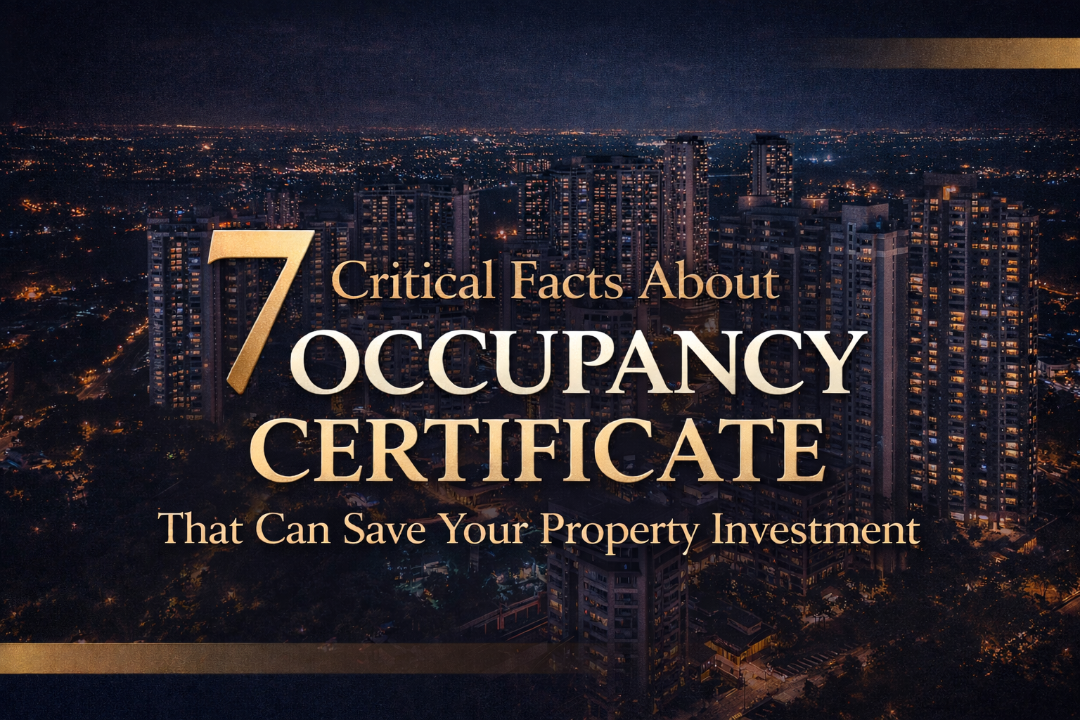 Occupancy Certificate